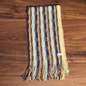 2/$12 3/$18 Echo scarf stripe acrylic  fringe